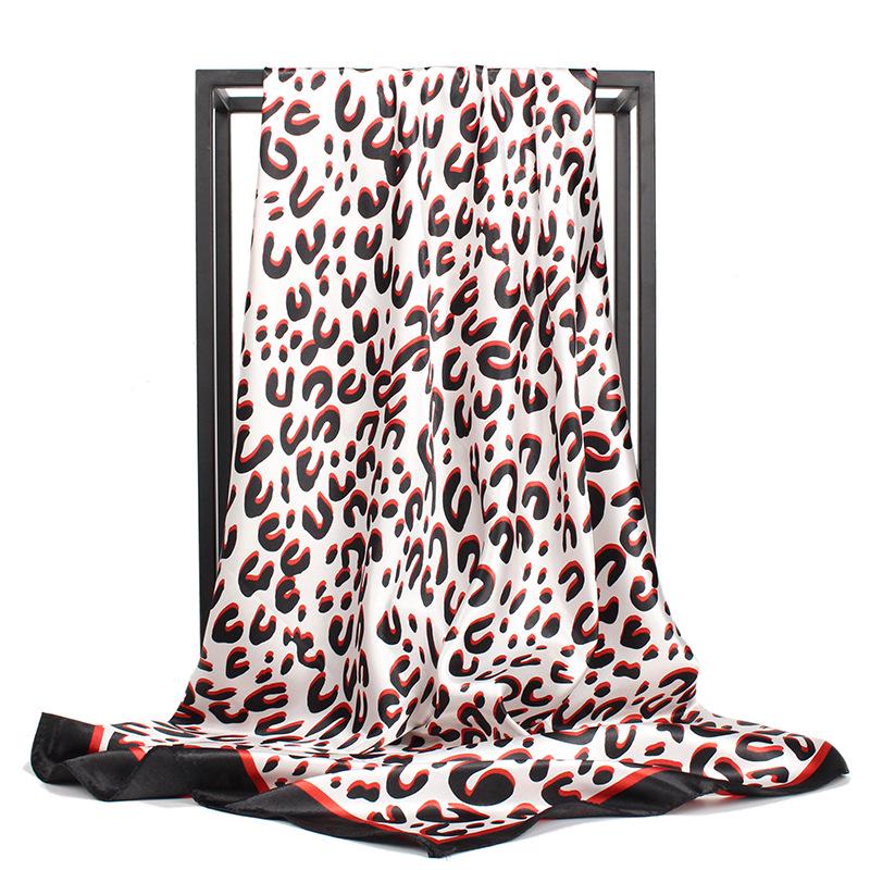 Vysoce kvalitní luxusní hedvábné šátky čelenka Šály Šála na krk pro ženy Řetízek Hedvábný šátek Dámská ozdobná šála