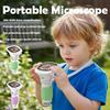 Children's Handheld Microscope With Rotating Focus 2 Inch Screen 1000x Zoom Mini Handheld Microscope Camera For Outdoor Science