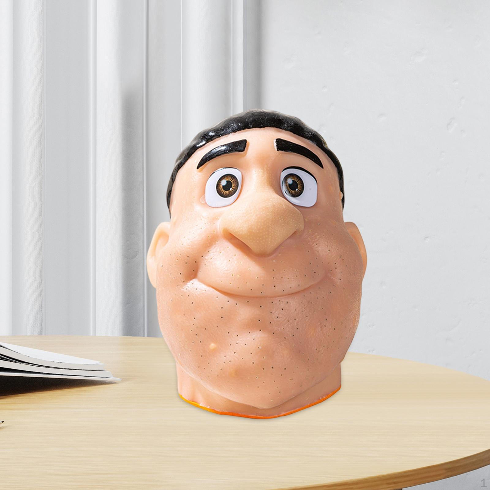 Pimple Popping Toy, Head-shaped Toy for Pimples, Practical And Fun Prank Removing Blackheads
