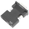 HD Multimedia Interface Female To VGA Male Converter with 3.5mm Audio Cable for Laptops PCs Monitors
