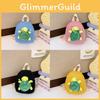Adorable Cartoon Turtle Plush Mini Backpack For Kids Stylish Canvas School Bag