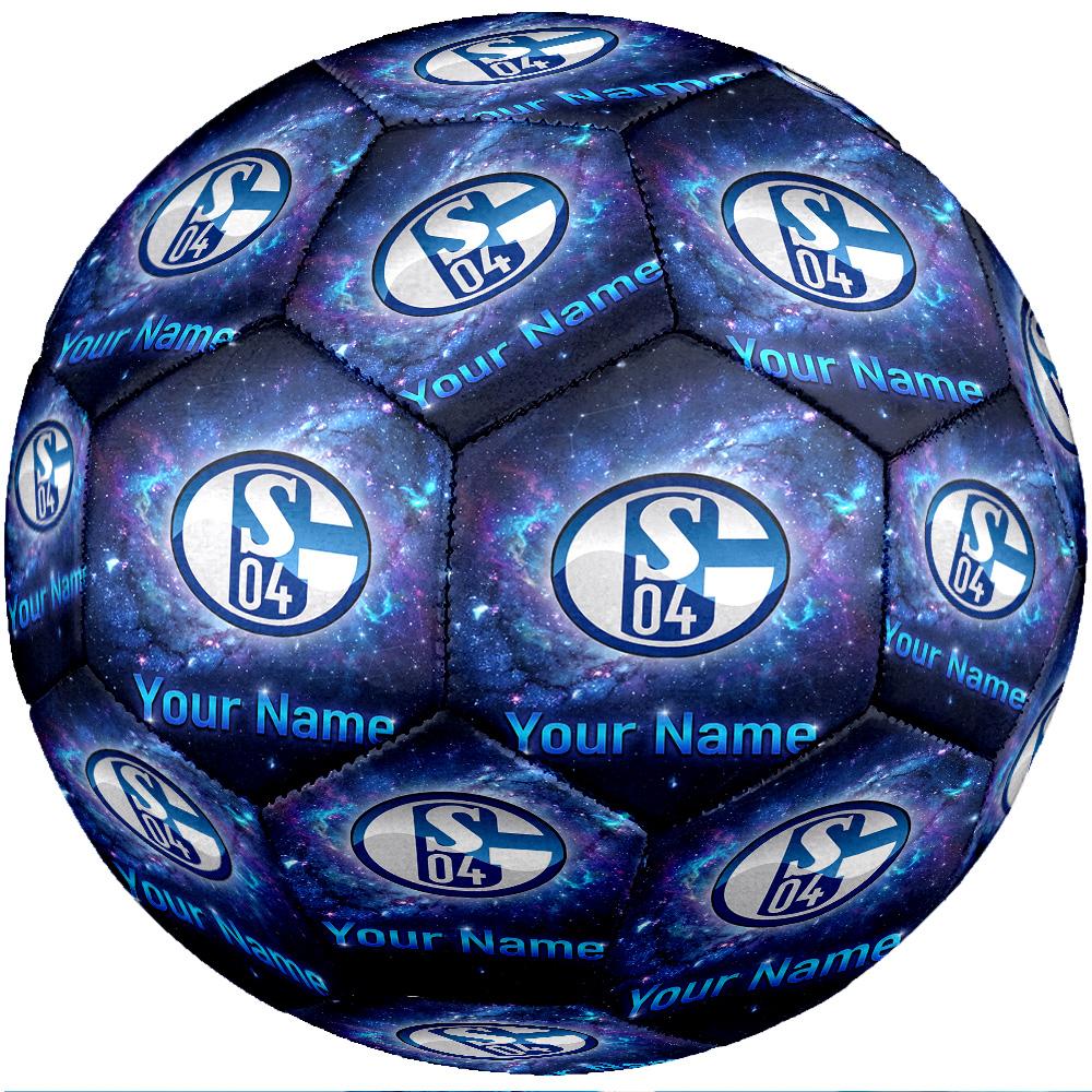 Schalke 04 FC Moda Taglia 5 Pallone da Calcio Resistente all'Usura Antiscivolo Per Allenamento Sportivo Uso Ricreativo
