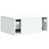 Wall Mounted Nightstand White 49 x 34.5 x 20 cm Particleboard