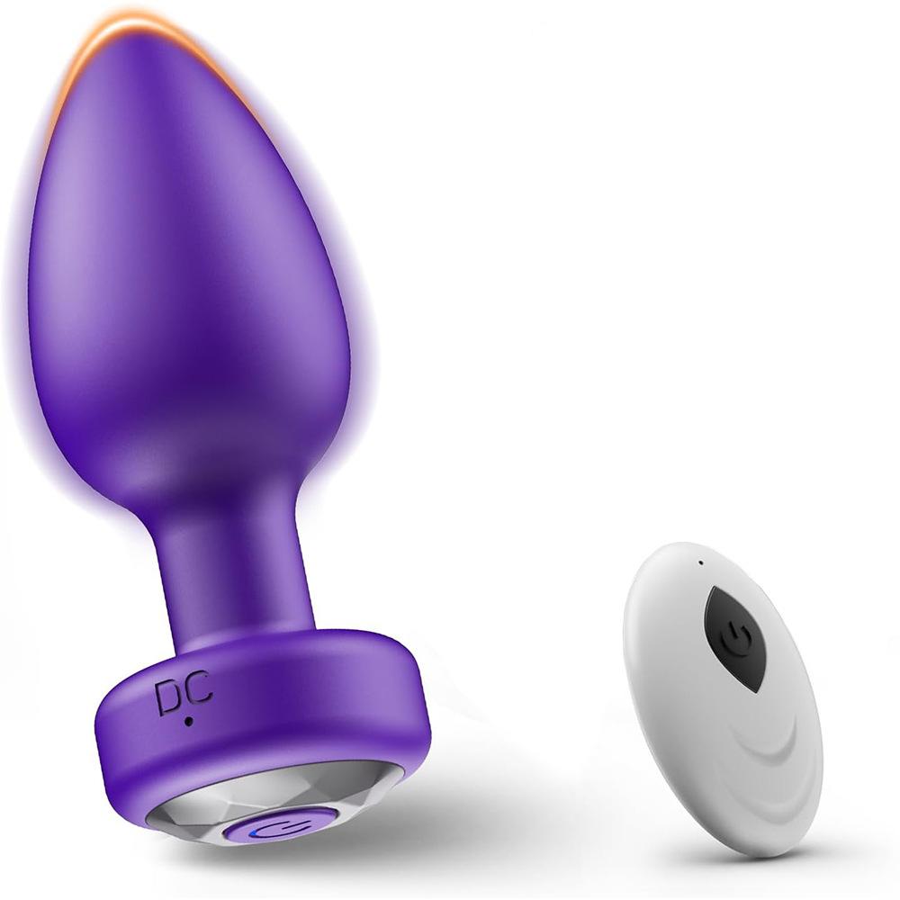 1 Stück Analplug Vibrator Sexspielzeug für Erwachsene Fernbedienung 10 Modi Butt Plug Männer Prostata-Massagegerät Stimulator Vibrierendes Anal-Sexspielzeug