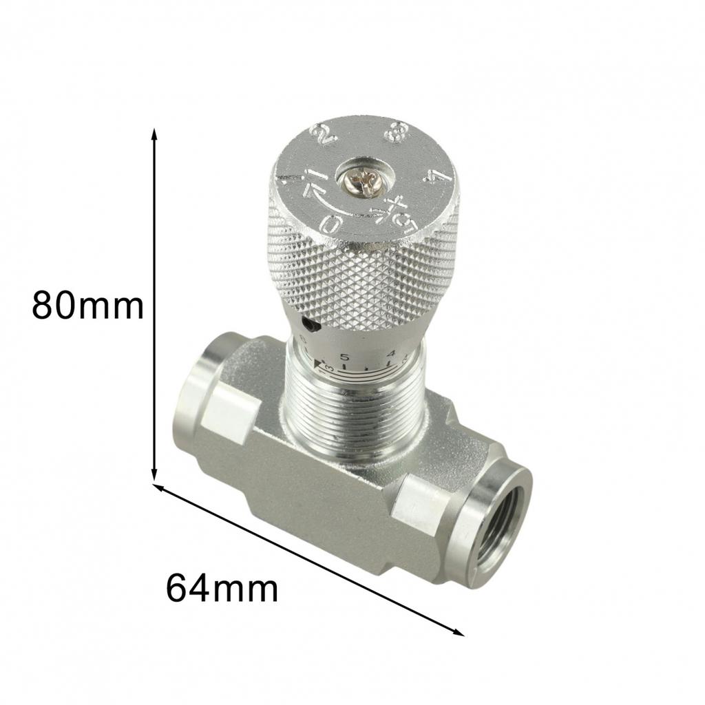 Calibrated Knob And Shaft Hydraulic Flow Control Valve Two-Way Valve