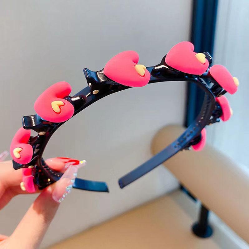 Bandă de Păr pentru Copii Fată Celebritate pe Internet Bandă de Păr Împletită Accesorii de Păr Diademă Bandă de Păr Prințesă