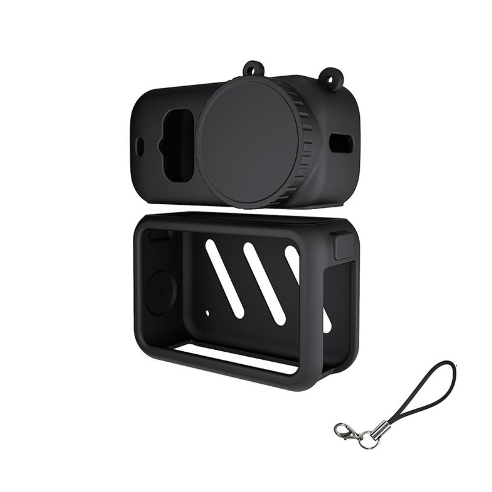 

3Pcs/set Silicone Soft Cover Full Protection Camera Body Shell for DJI Osmo Nano Accessories чёрный