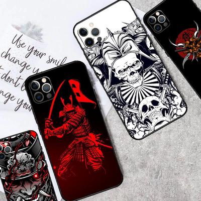 Samurai Mask Demon Shockproof Case For iPhone 17 16 15 14 11 Pro Max Plus 12 13 Mini 16e 17 Air Phone Cover