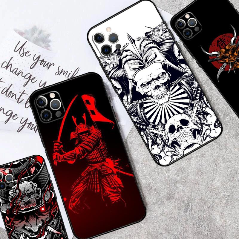 Samurai Mask Demon Case For OnePlus Nord CE 5 3 4 Lite N20 N30 OnePlus 13T 10T 8T 11 12 13 15 R 9 10 Pro Cover