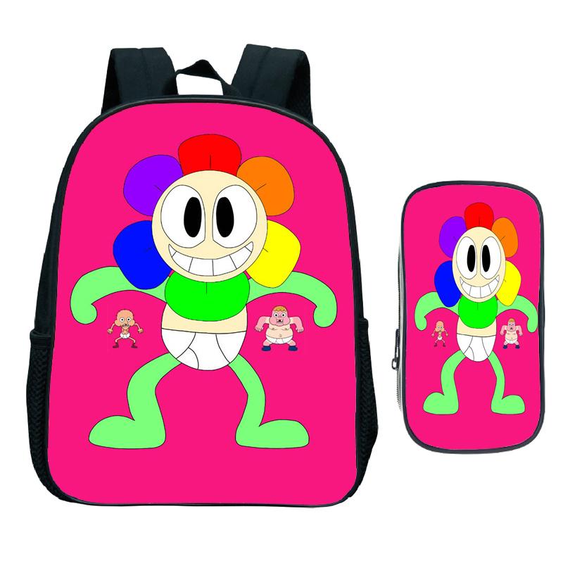 2 szt. Plecak przedszkolny Dandy's World Plecak szkolny z kreskówką dla dzieci do przedszkola dla małych dzieci, artykuły szkolne, torby dla niemowląt