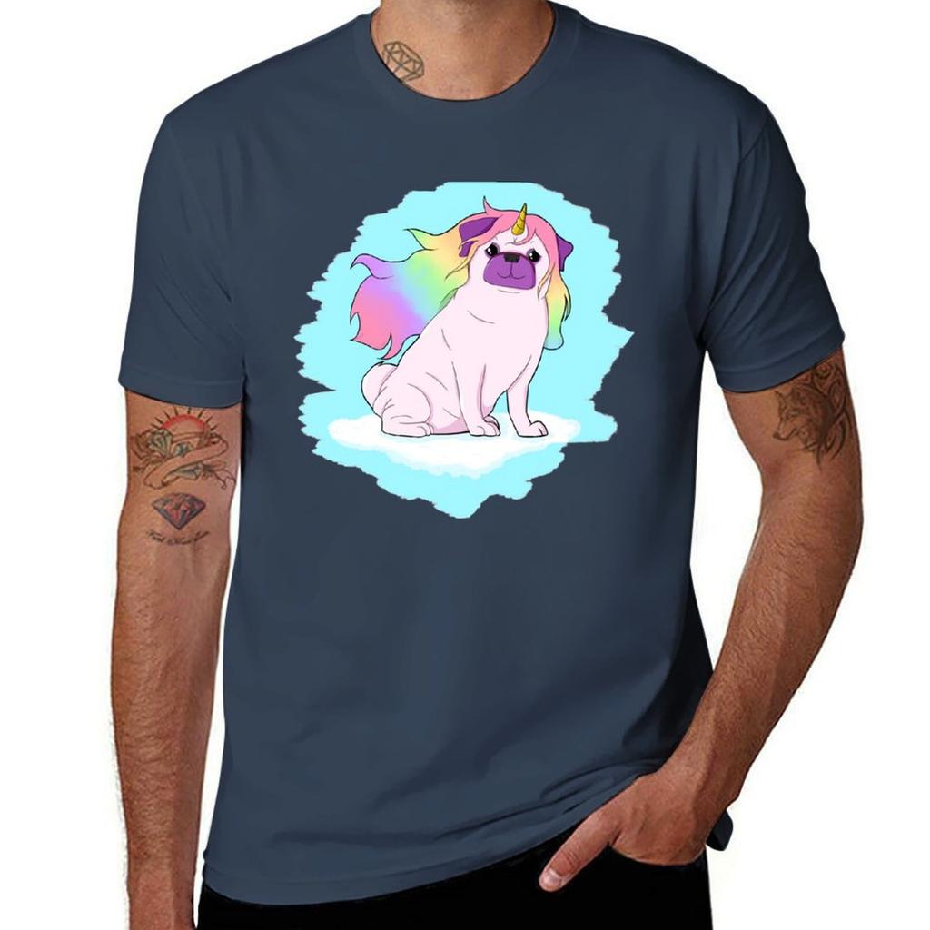 Pugicorn Tshirt Modern Style Print Tshirt