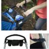 Organizer Holder For Stroller Bottles Bag Double Wide Black