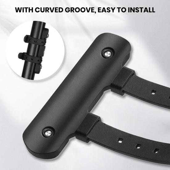 Bike Water Bottle Mount Adapter with Screws Wrench Adjustable Silicone Strap No Drill Bicycle Frame Seat Tube Water Cup