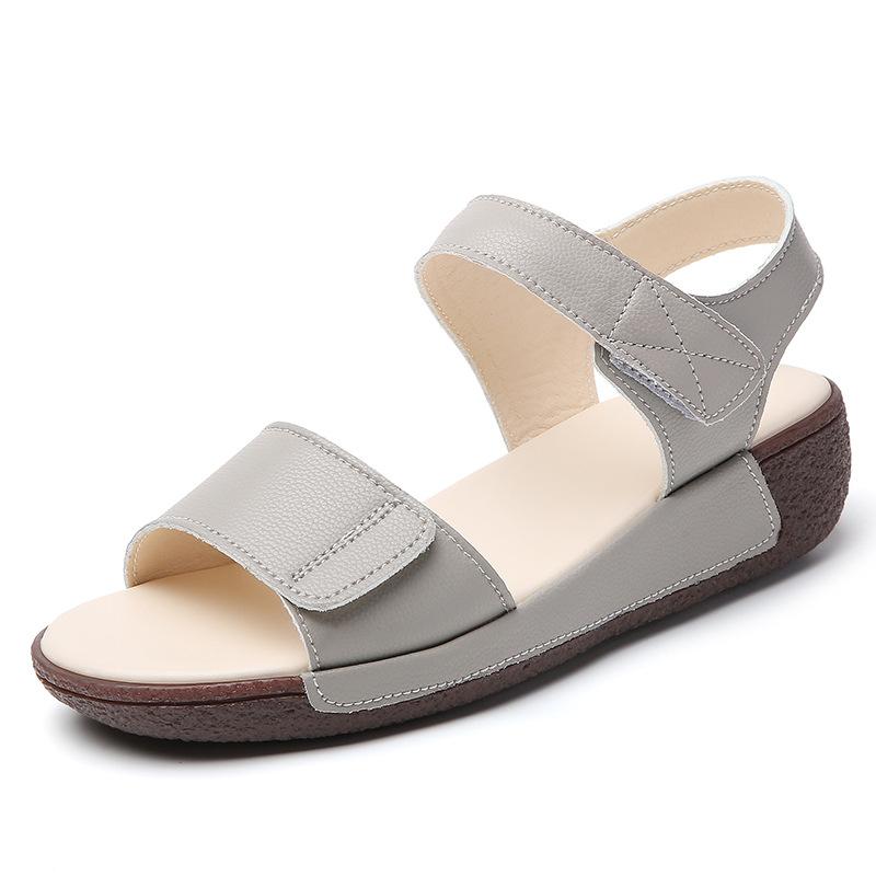 Fashion 2025 Summer New Roman Sandals Womens Comfortable Soft-Soled Casual Shoes Wedge Heel Platform Sandals Womens Large Size 35-43