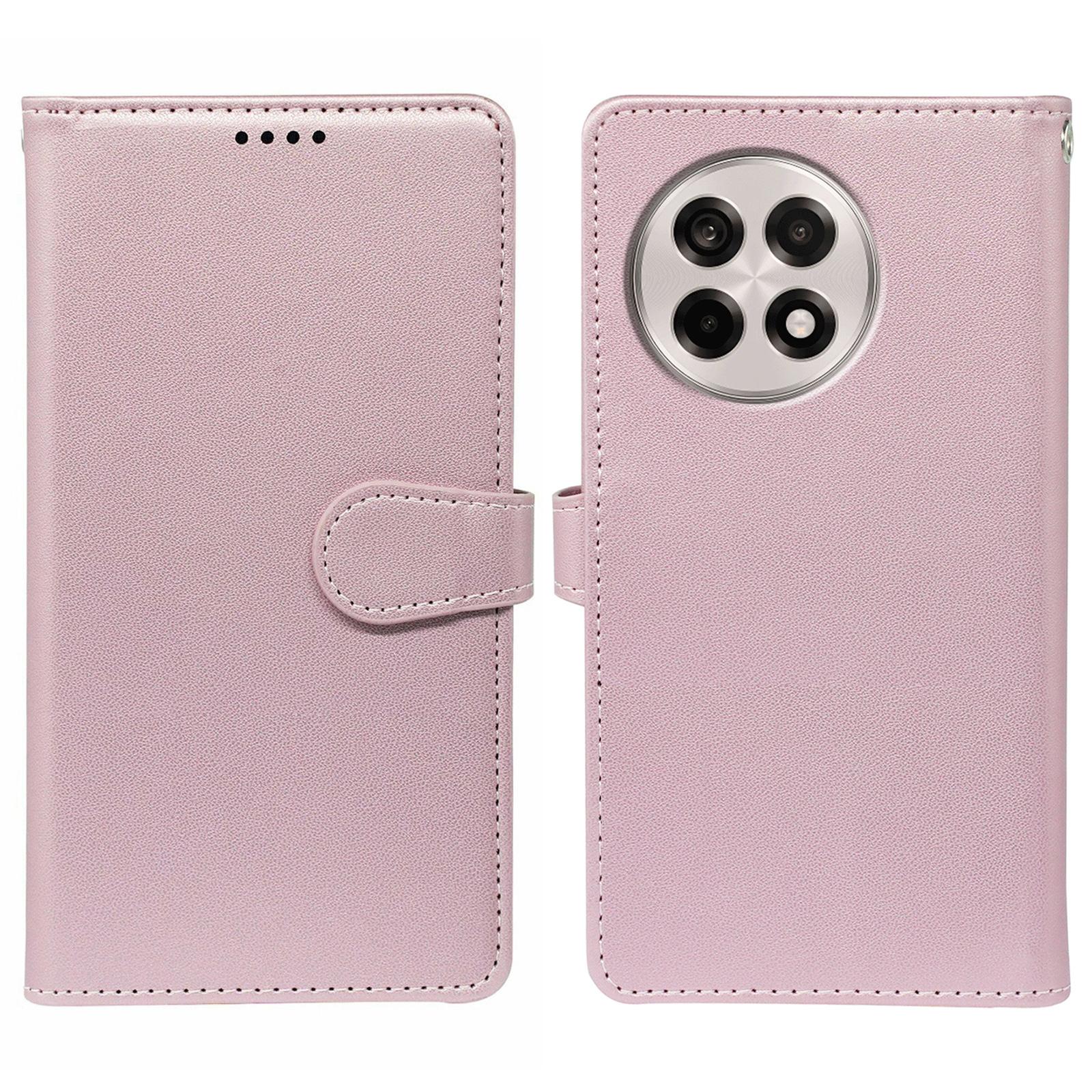 

For OnePlus Ace 5 5G/Ace 5 Pro 5G/13R 5G Case with 9 Card Slots PU Leather Stand Phone Cover Rose Gold