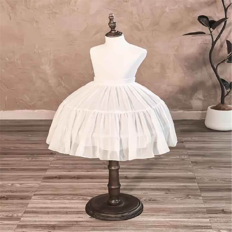 Girls Formal Dress Hoop Slip Breathable Flexible Steel Support Layer For Pageants Photoshoots Event