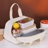 Bolsa de Almoço Portátil para Mulheres Lancheira Térmica Isolada Bolsa Tote Cooler à Prova d'Água Bolsa Bento para Comida de Escritório Bolsas de Ombro