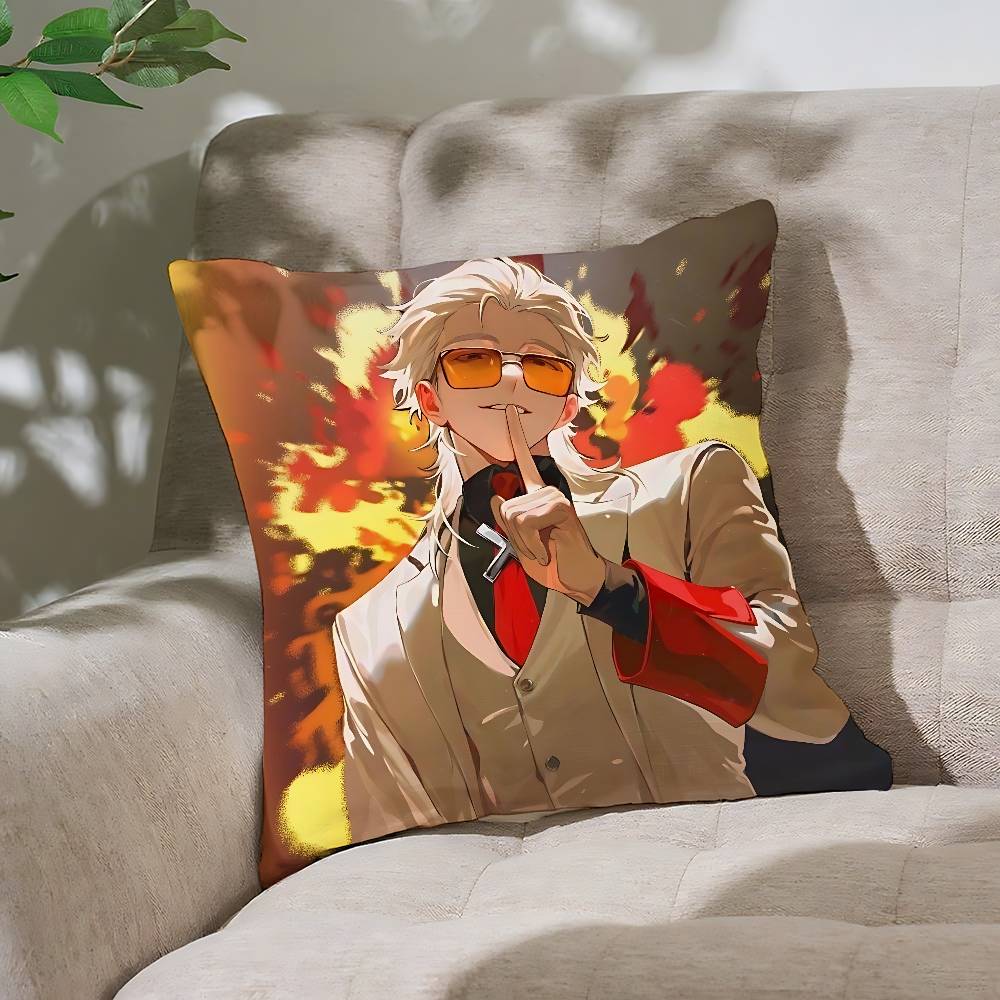 To Be Hero X Manga Pillow Case Throw Pillow Cover Nordic Vintage Style Cushion Covers Home Living Room Sofa Couch Seat