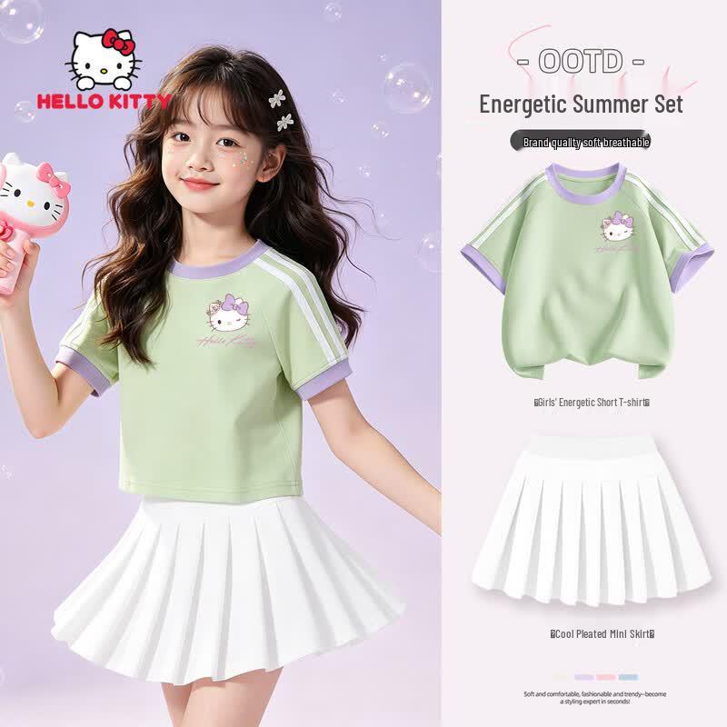 Hello Kitty Girls' Cool-Touch Summer Sport Set