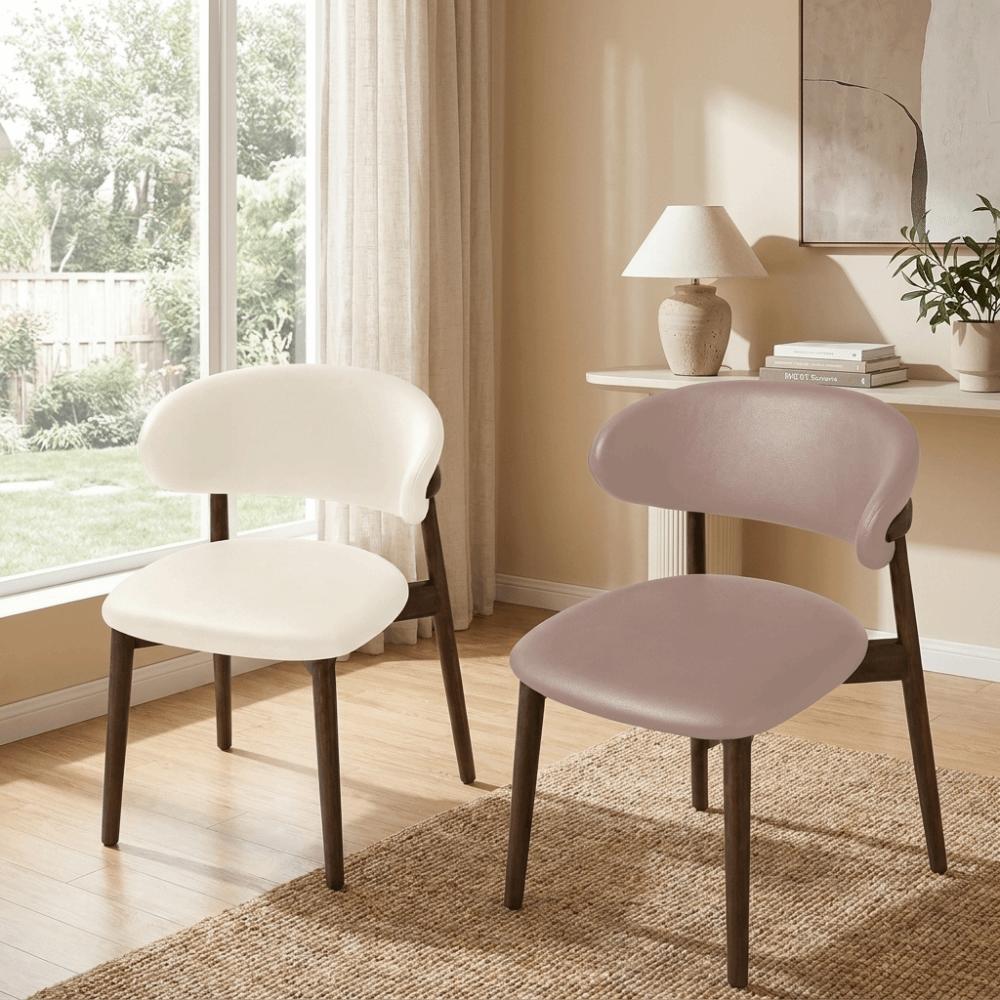 Oil-proof Curved Back Chairs Cover Dustproof Chair Slipcover PU Dining Chair Cover Hotel