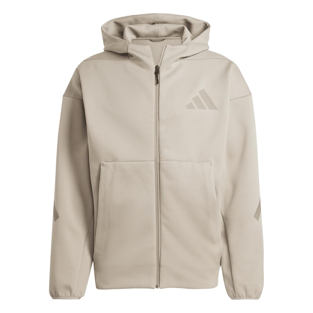 

Adidas Hooded Track Jacket KTJ50 Putty Beige Size Small Z.N.E. Full-Zip Men s (JC5495)
