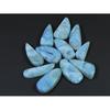 214Cts. Natural Larimar Pectolite Fancy Cabochon Loose Gemstone 11 Pcs Lot C-848