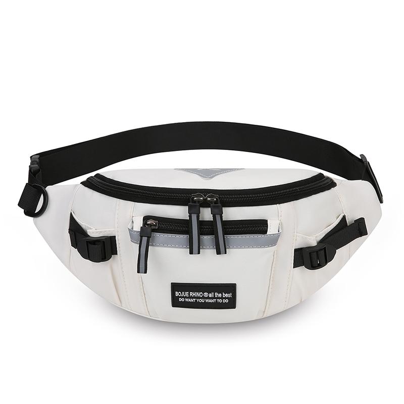 

Японская светоотражающая сумка на грудь в стиле Харадзюку для женщин и мужчин, поясная сумка, студенческие сумки через плечо, кошельки и дамские сумочки белый