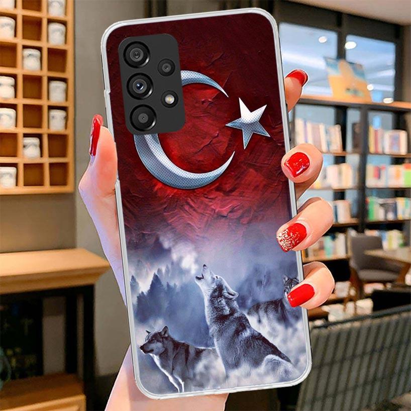 Turkey Turkish Flag Phone Case For Samsung Galaxy A17 A37 A57 A16 A26 A36 A56 A15 A25 A35 A55 A14 A24 A34 A54 A13 A23 A33 A53 Ga