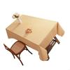 Decorationative Plaids Art Tablecloth Quick Drying Machine Washable Fit Most Tables Home Decoration X3UC