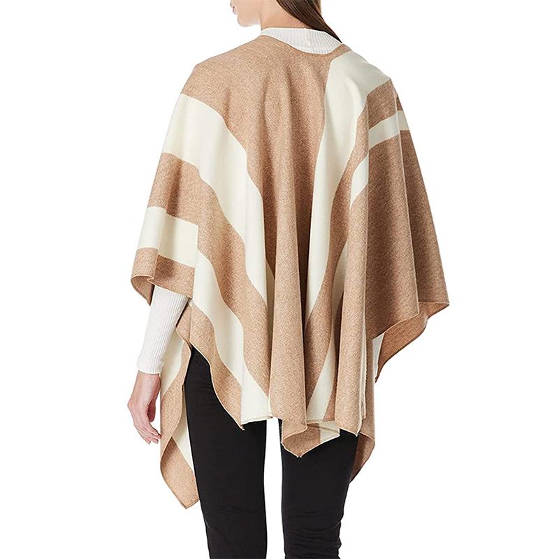 

Пончо Зимний Шарф для Женщин Роскошная Зимняя Теплая Шаль Удобная Ветрозащитная Накидка Пашмина Платок дизайн Женский Шарф 130x150cm