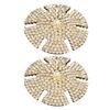1 Pair Beautiful Sexy Lightweight Nipple Sticker Rhinestone Embedded Breast Cover Pasties Body Jewelry