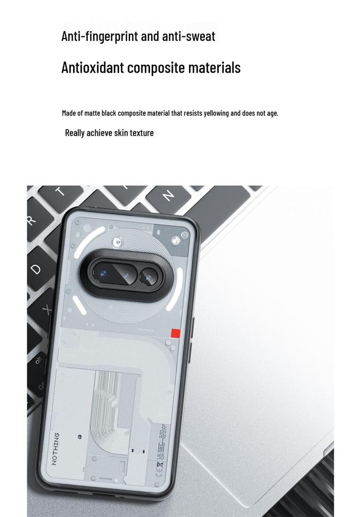 Nothing 3A Phone Case: Matte Skin-Feel, Airbag Anti-Drop, CMF2 Pro Compatible