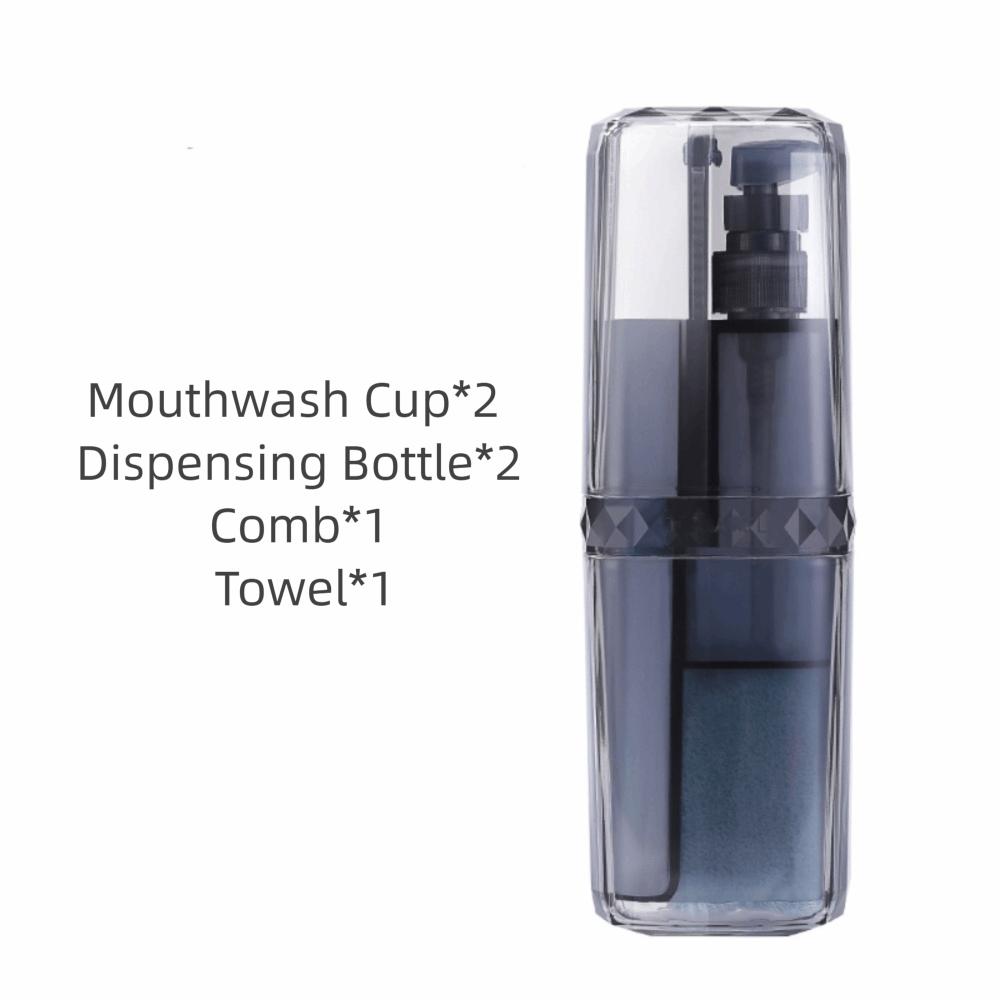 Partitioned Toothbrush Storage Box Waterproof Toothbrush Cup Case  School