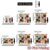2D FLAT PRINTING 2pcs Curtains (Without Rod) Floral Mandala Design (5) April Fools is Day Festival Popular Curtains&Drapes