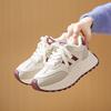ins Korean version of the new velvet Forrest Gump shoes for women's 2025 winter student running sports platform leisure BN022-1