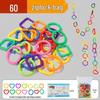 Educational Geometric Building Block Necklace Toy for Kids