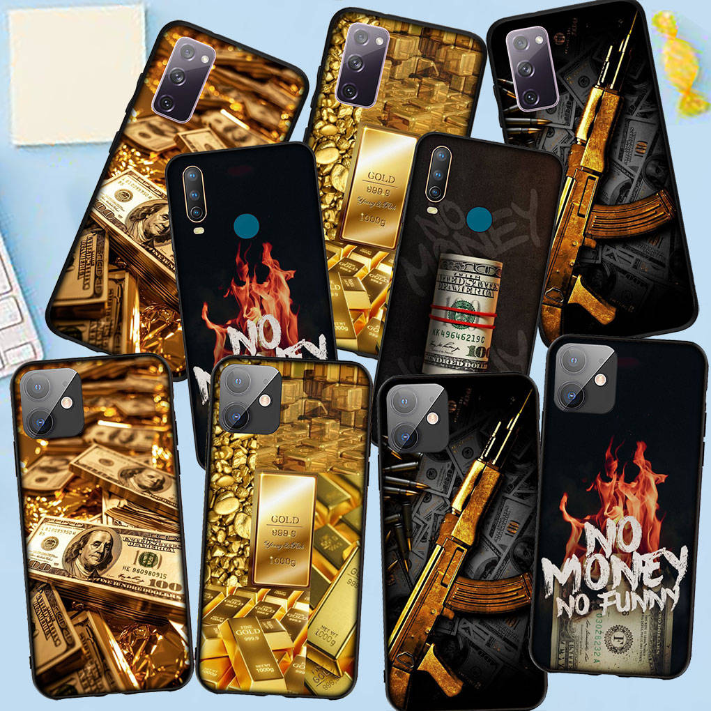 Phone Case for Samsung Galaxy S25 S24 S23 iPhone 16 15 Xiaomi Redmi Note 14 13 12 16E X 11 Pro Max OPPO Moto 14C 13C Huawei Wallpaper Money 100 Cover