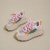 Fashion CRLAYDK Summer Lace Women's Platform Walking Shoes Breathable Casual Sneakers Comfort Lace-up Sports Height Increase Tennis