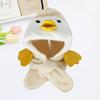 Winter Baby Deer Earmuff Hat With Plush Scarf For Girls And Boys