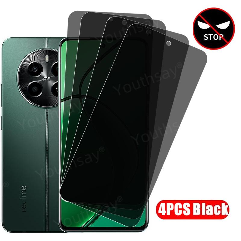 Privacy Screen Protector For Realme 12 Tempered Glass Anti-spy Realme 12+Plus 13 Protective Phone Anti Peeping Film Realme 12