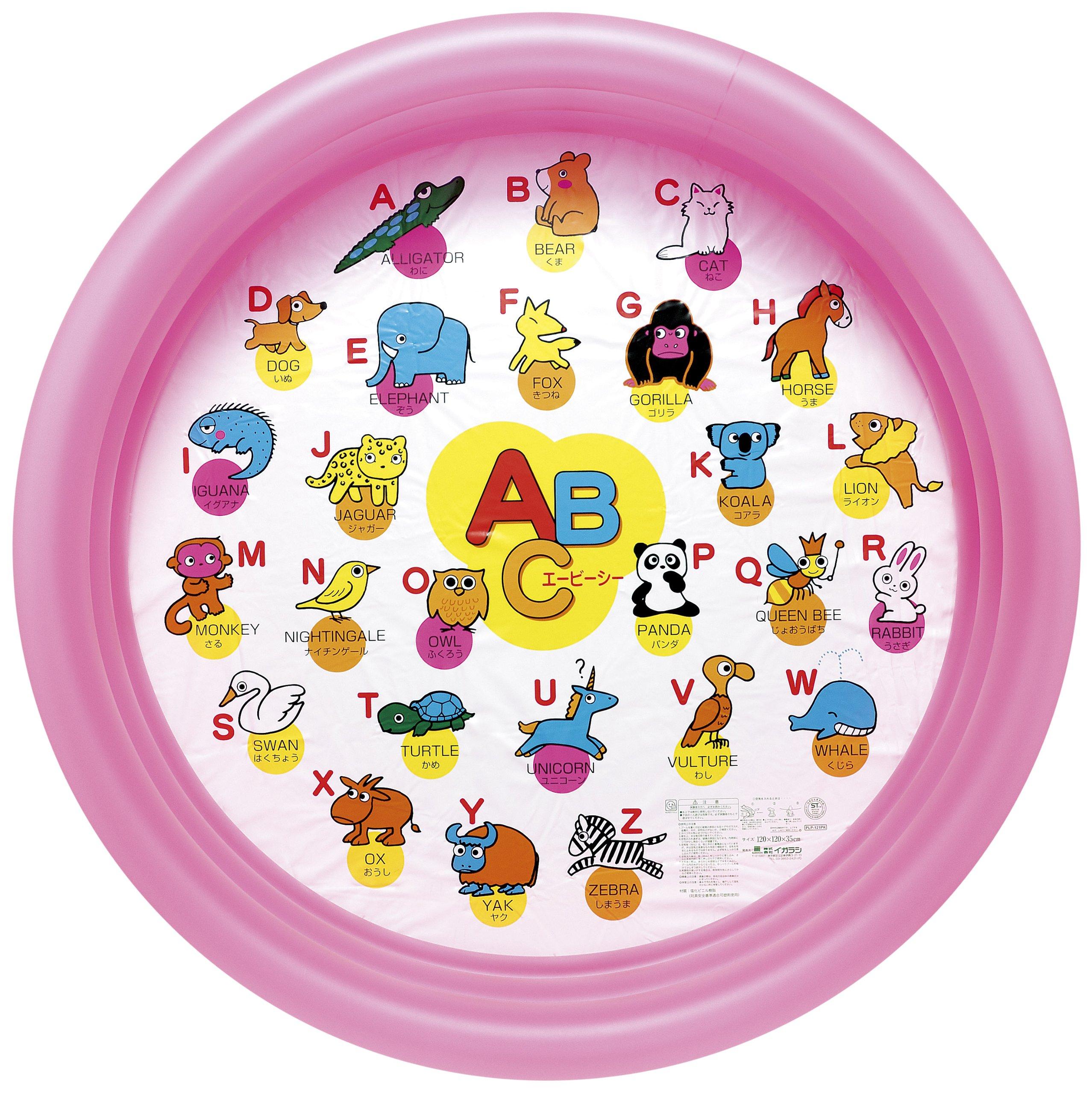 

Igarashi ABC Pool 120cm Diameter 120cm x Height 26cm (Round) (Pink) розовый