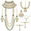 Ethnic Traditional Kundan Dulhan Bridal Jewellery Set Gift for Women