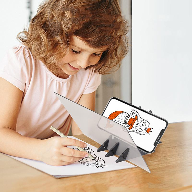 Projektionszeichenbrett Projektor Malen Pauspapier Skizze Spiegelreflexion Dimmhalterung Optisches Zeichenbrett