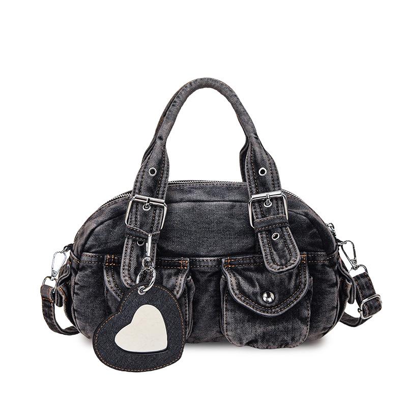 2025 Autumn Women's High-End Luxury Denim Shoulder Bag
