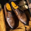 Hot Seller Business Casual Shoes Trend Patent Leather Men Wedding Shoes Oxfords Shoes Designer Pointed Toe Shoe