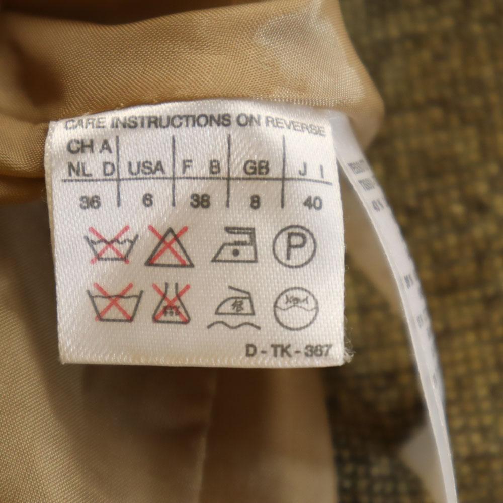 MAX MARA made in Italy Towel ground tailored jacket 40 gold Women Used