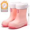 Rain Shoes Women's Lightweight Short Tube Water Shoes Bundle Women's Rain Boots Waterproof Ultra-light Fashion Soft Sole Outer Wear Women