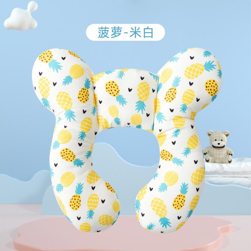 New Pillow Multifunctional Cartoon Stroller Childrens Ushaped Pillow Soft Baby Pillow Travel Car Childrens Pillow
