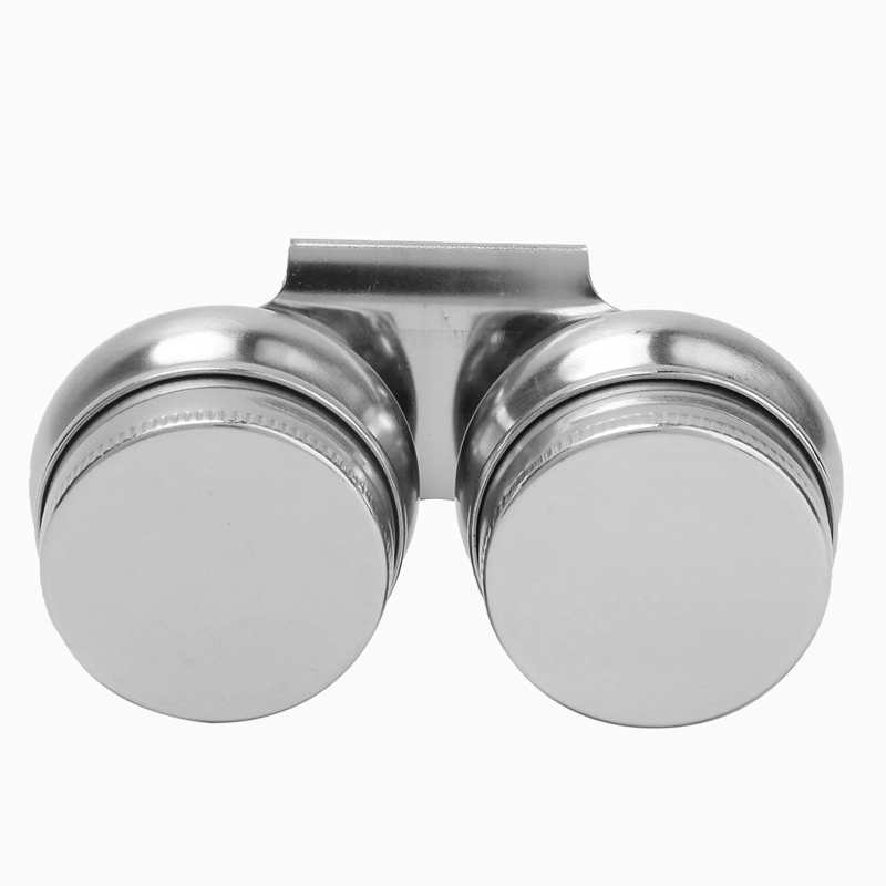 Stainless Steel Mini Oil Painting Cup Portable Outdoor Oil Painting Cup Double/Single Dipper Container Cup for Drawing