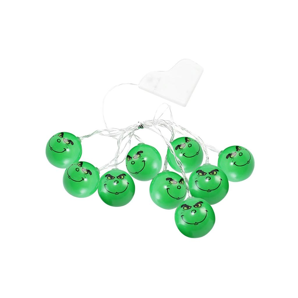 Christmas Light String, LED Green Hair Light String, Atmosphere Decoration Light String, 10 Lights